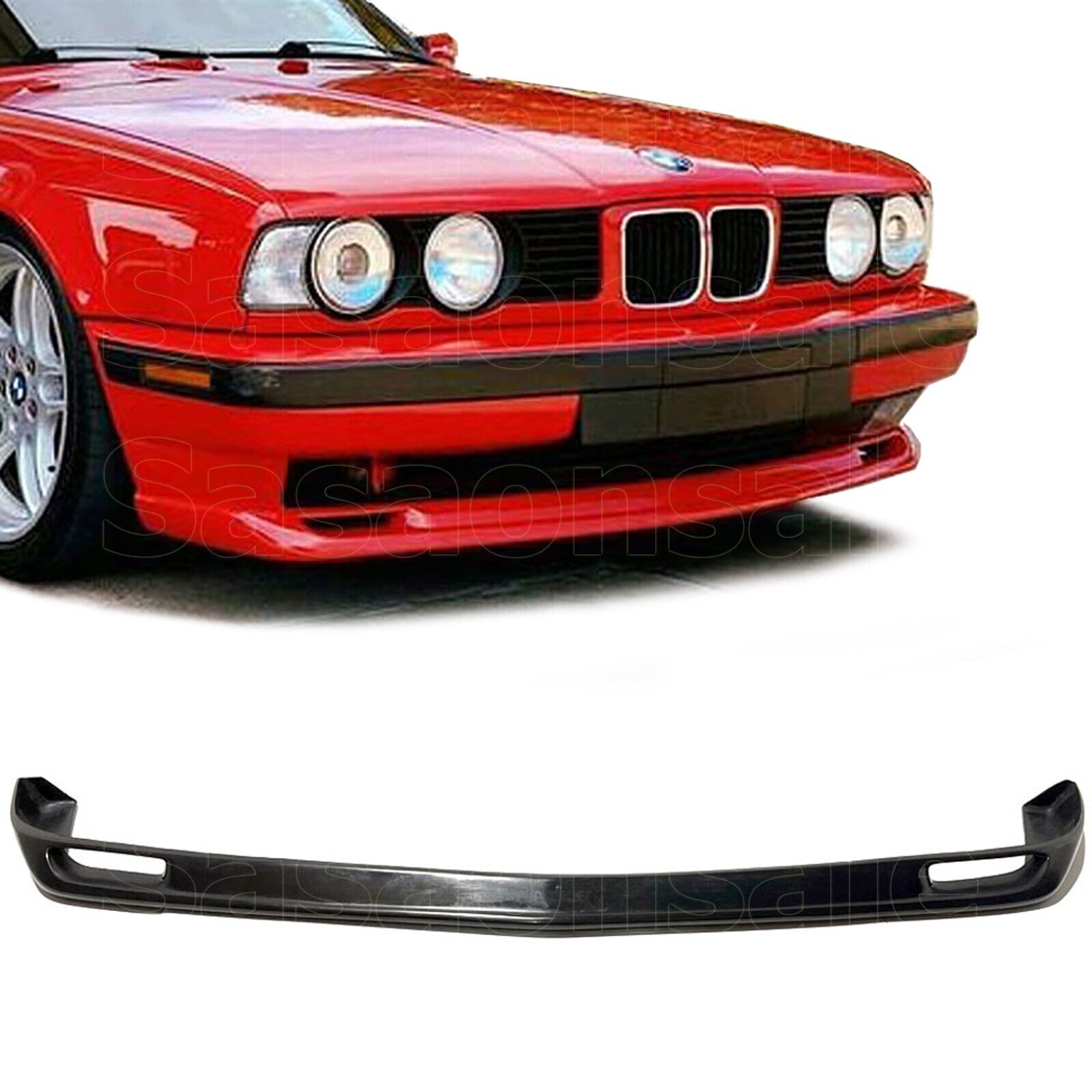 [SASA] Made for 1988-1996 BMW E34 5-Series MT Style PU Front Bumper Lip Spoiler