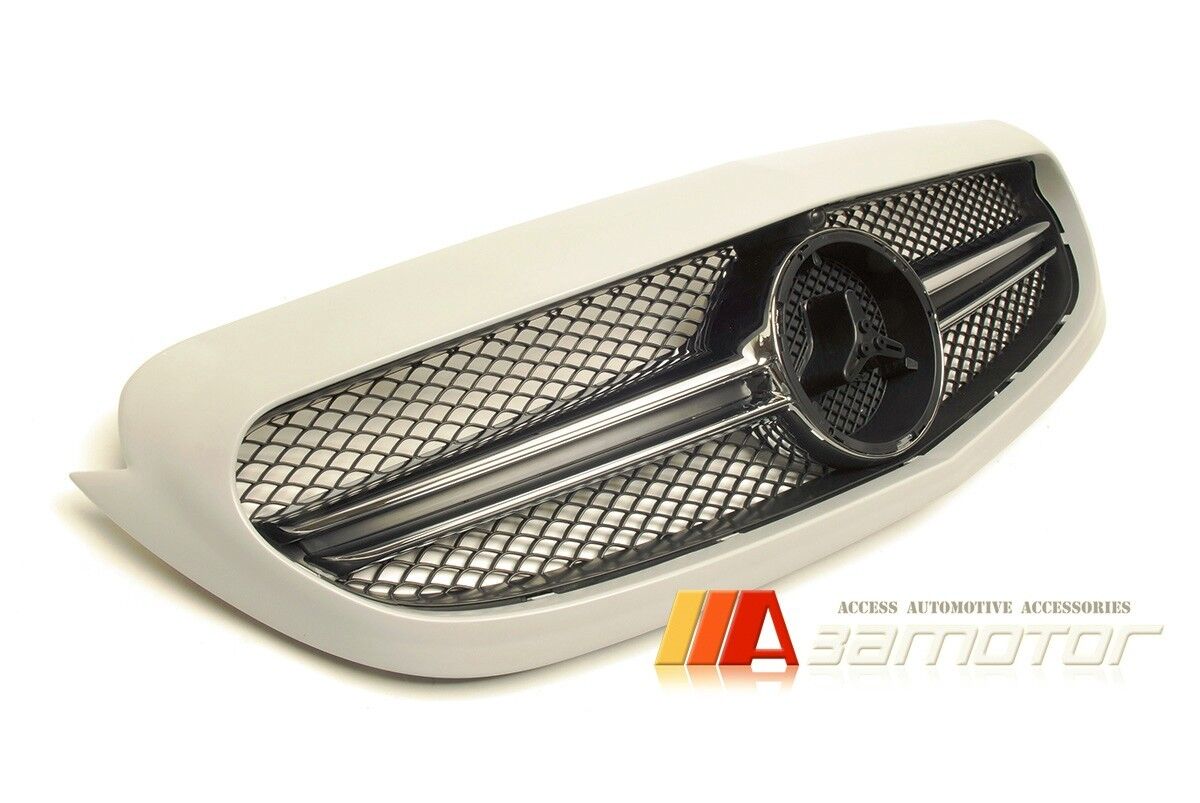 Unpainted C63 A 1 Fin Style Front Hood Grille fit for Mercedes W205 C205 C-Class