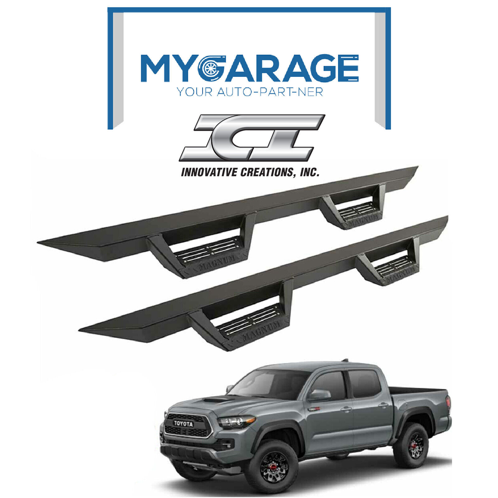 ICI Magnum RT Steps Cab Length for 2005-2018 Toyota Tacoma / RTS83TY