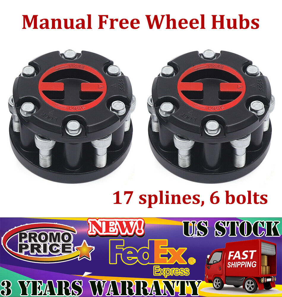 17 Splines Free Wheel Hubs For Holden Rodeo 91-up /ISUZU D-Max 05-16 83mm PCD