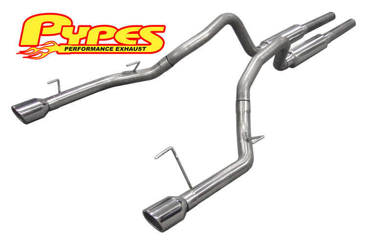 2005-2010 Ford Mustang GT V8 Catback Stainless Steel Exhaust Kit with 4\' Tips