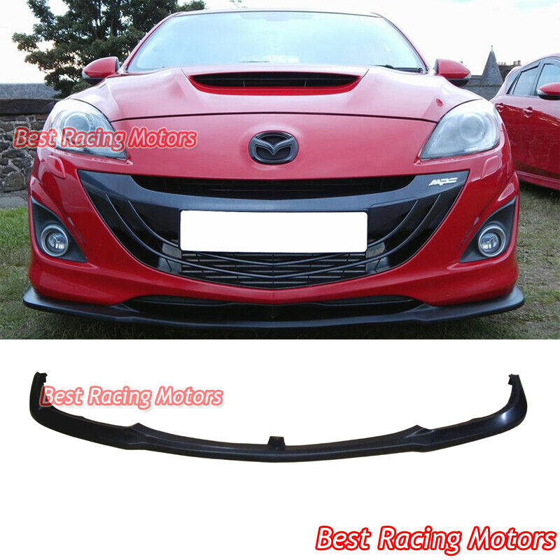 For 10-13 Mazda MazdaSpeed 3 5dr MS Style Front Bumper Lip (Urethane)
