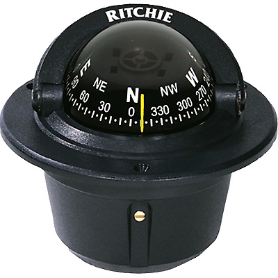 Ritchie Explorer Compass F-50 Flush Mount Traditional Black MD