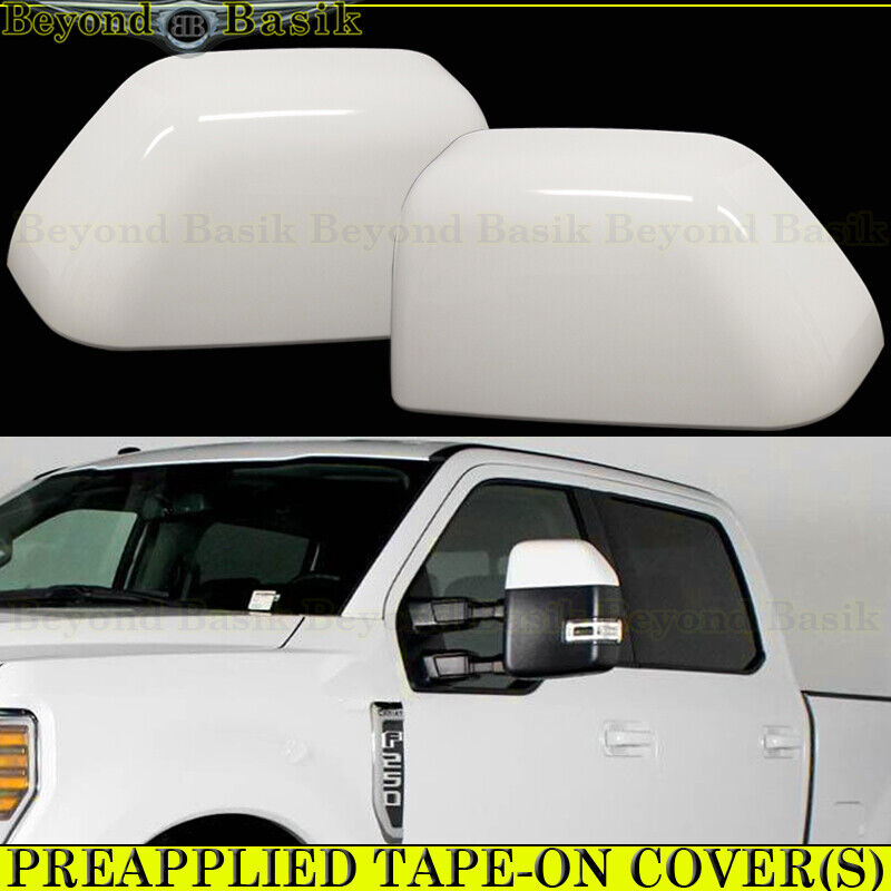 2017-21 2022 2023 2024 Ford F250-F550 Superduty Mirror COVERS Z1 YZ OXFORD WHITE