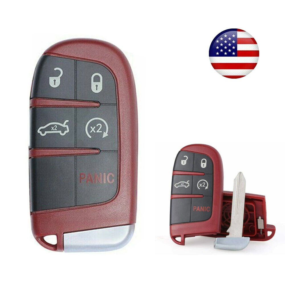 For Dodge Charger Challenger Jeep Chrysler Remote Key Fob Cover Shell Case US