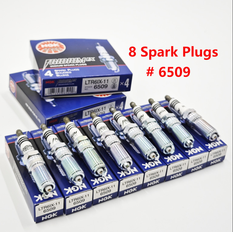 8P Genuine OEM Iridium IX Spark Plugs NGK #6509 LTR6IX-11 For 11-15 Ford 5.0L