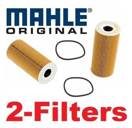 2-oem Mahle Oil Filter For Porsche Boxster Cayman 2009 to 2016