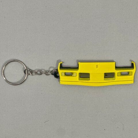 1985 1986 1987 1988 1989 1990 1991 1992 Chevrolet Camaro Keychain - Yellow