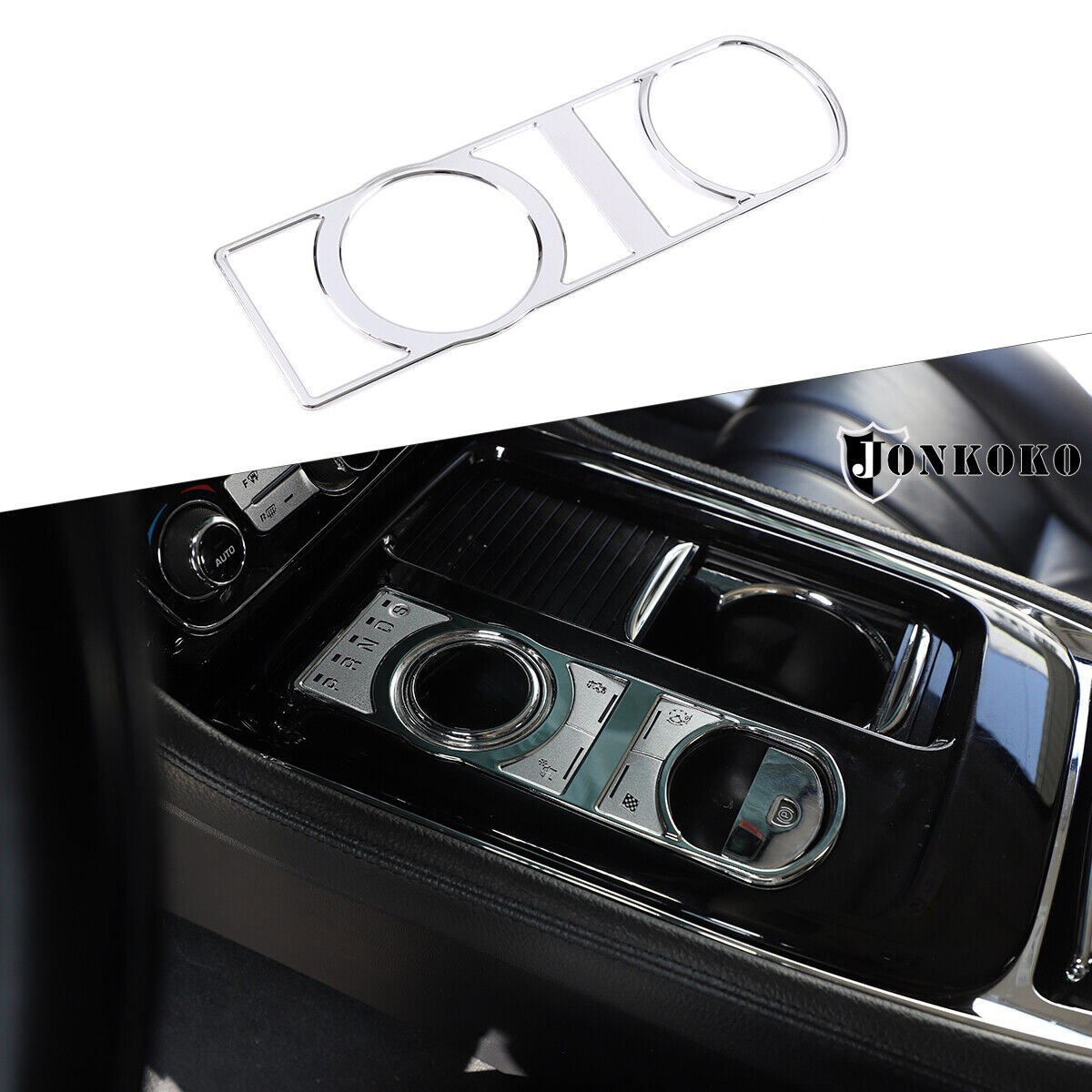 Fit For Jaguar XJ 2010-19 Steel Chrome Gear Shift Button Switch Trim Accessories