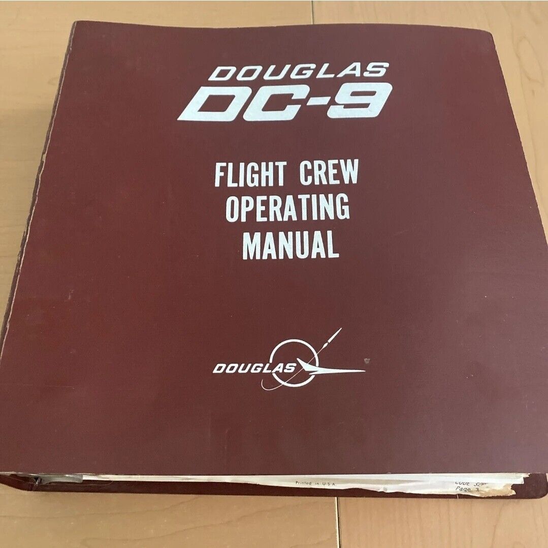 Douglas DC-9 Flight Crew Operations Manual - Original 1960’s