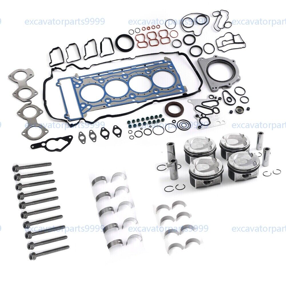 M271 Engine Pistons Overhaul Rebuild Kit For Benz C200 CGI W204 W212 R172 1.8T