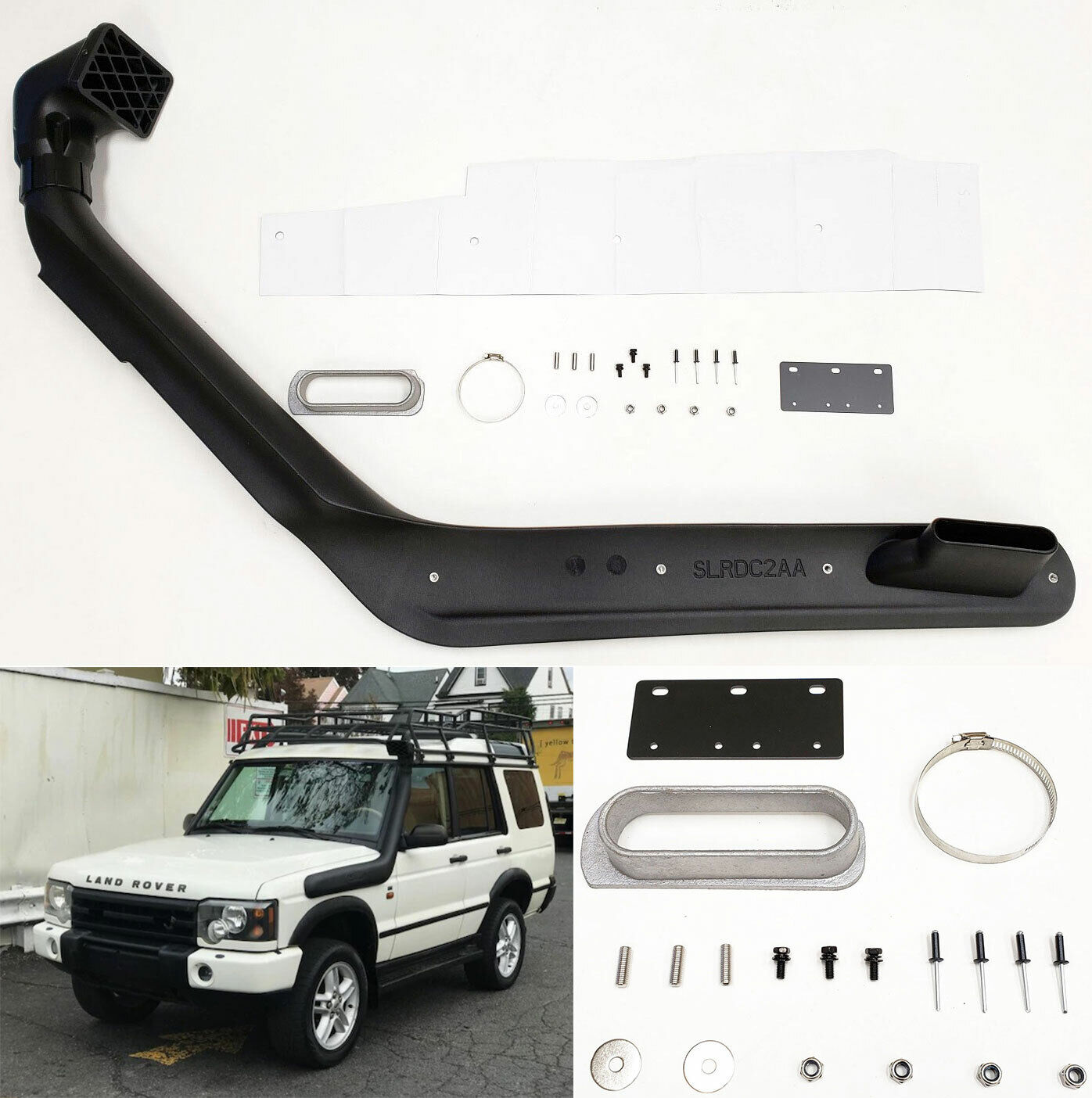Cold Snorkel Kit Fit 99-04 Land Rover Discovery 2 4.0 4.6 V8 Ram System 4X4