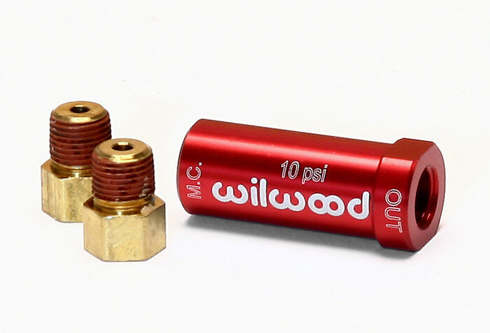 Wilwood Residual Brake Pressure Valve 10 PSI w/ Fittings PN: 260-13784