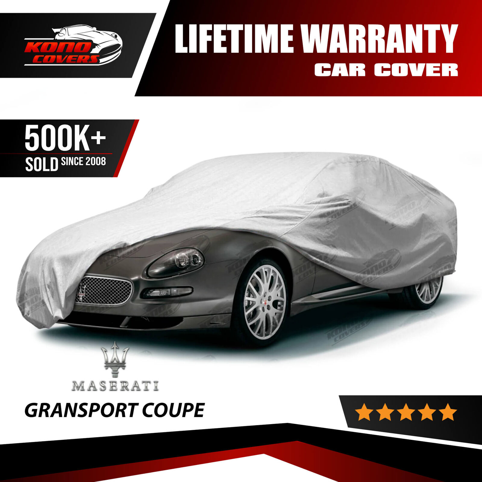 Maserati Gransport Coupe 5 Layer Waterproof Car Cover 2005 2006 2007