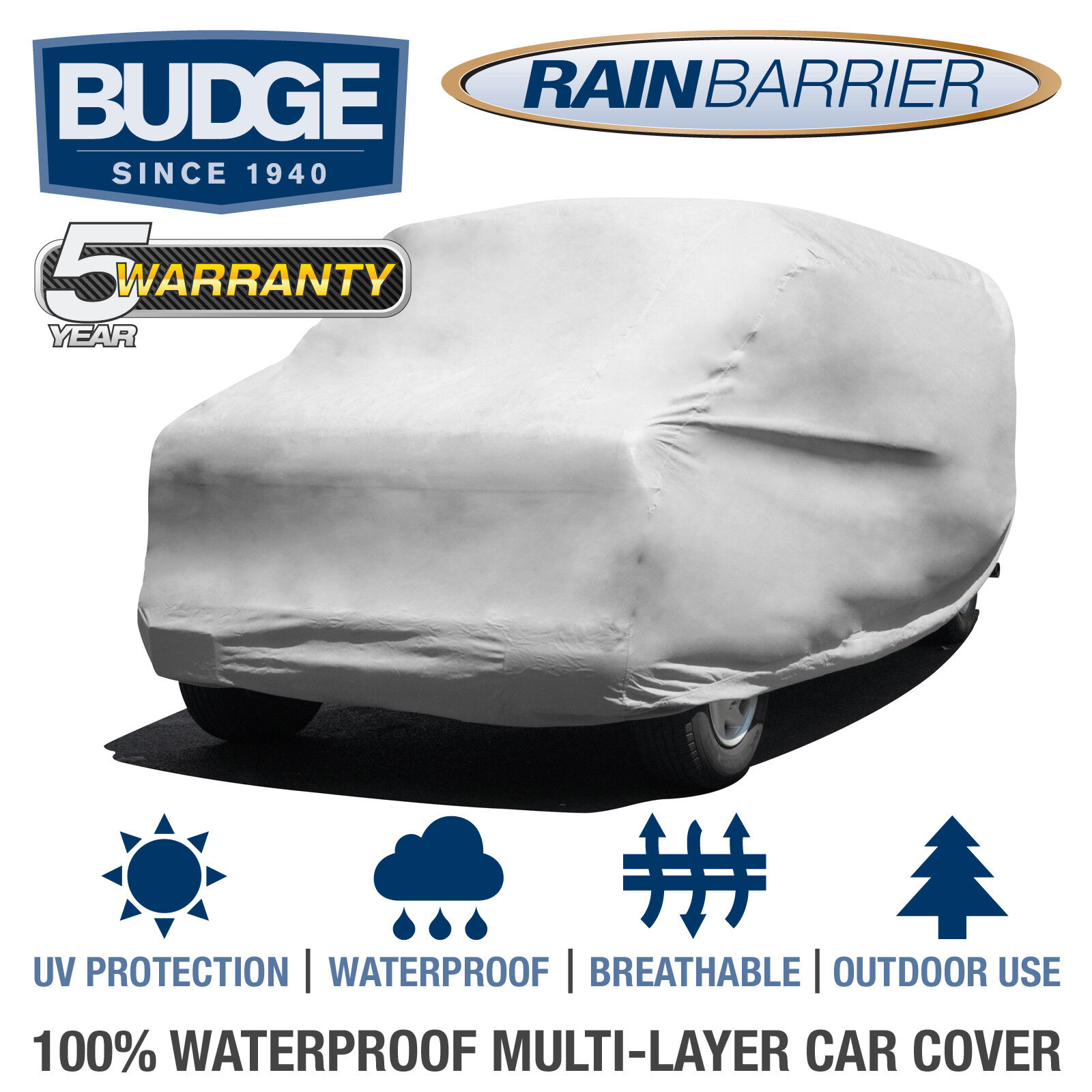Budge Rain Barrier Van Cover Fits Standard Vans up to 18\' Long | Waterproof