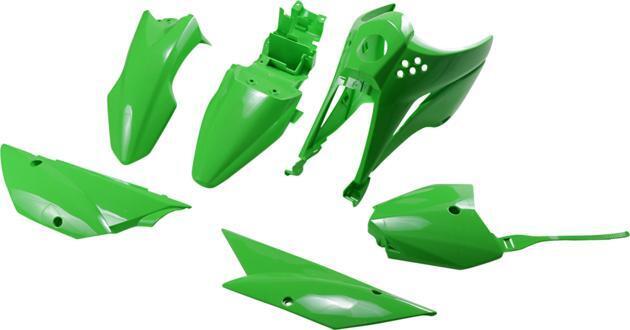 UFO Plastics Kit Green #KA37003026 for Kawasaki KLX110L/KLX110/KLX110R/KLX110R L