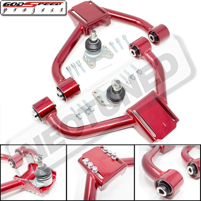 FOR LEXUS 98-05 GS300/GS400/GS430 GODSPEED ADJUSTABLE FRONT UPPER CAMBER ARMS 