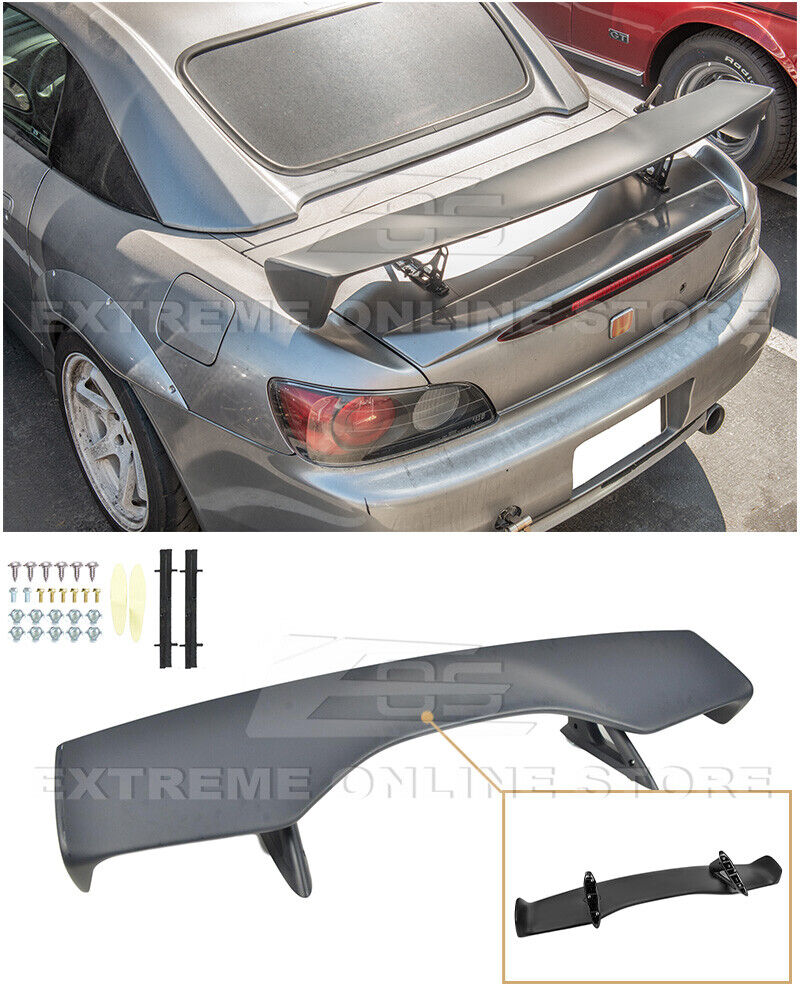 For 00-09 Honda S2000 JDM CR Style ABS Plastic Rear Trunk Lid Wing Spoiler