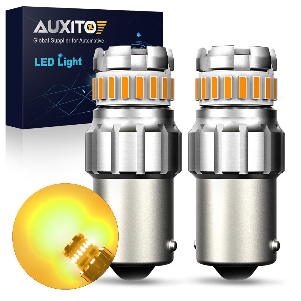 AUXITO 1156 12496 Amber LED Turn Signal Light Bulb Error Free Anti Hyper Flash
