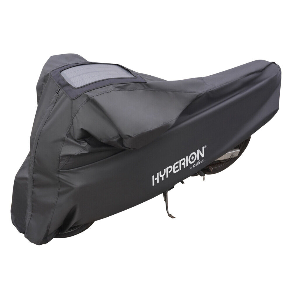 Hyperion Motorcycle Cover with Built-In Solar Charger - Medium