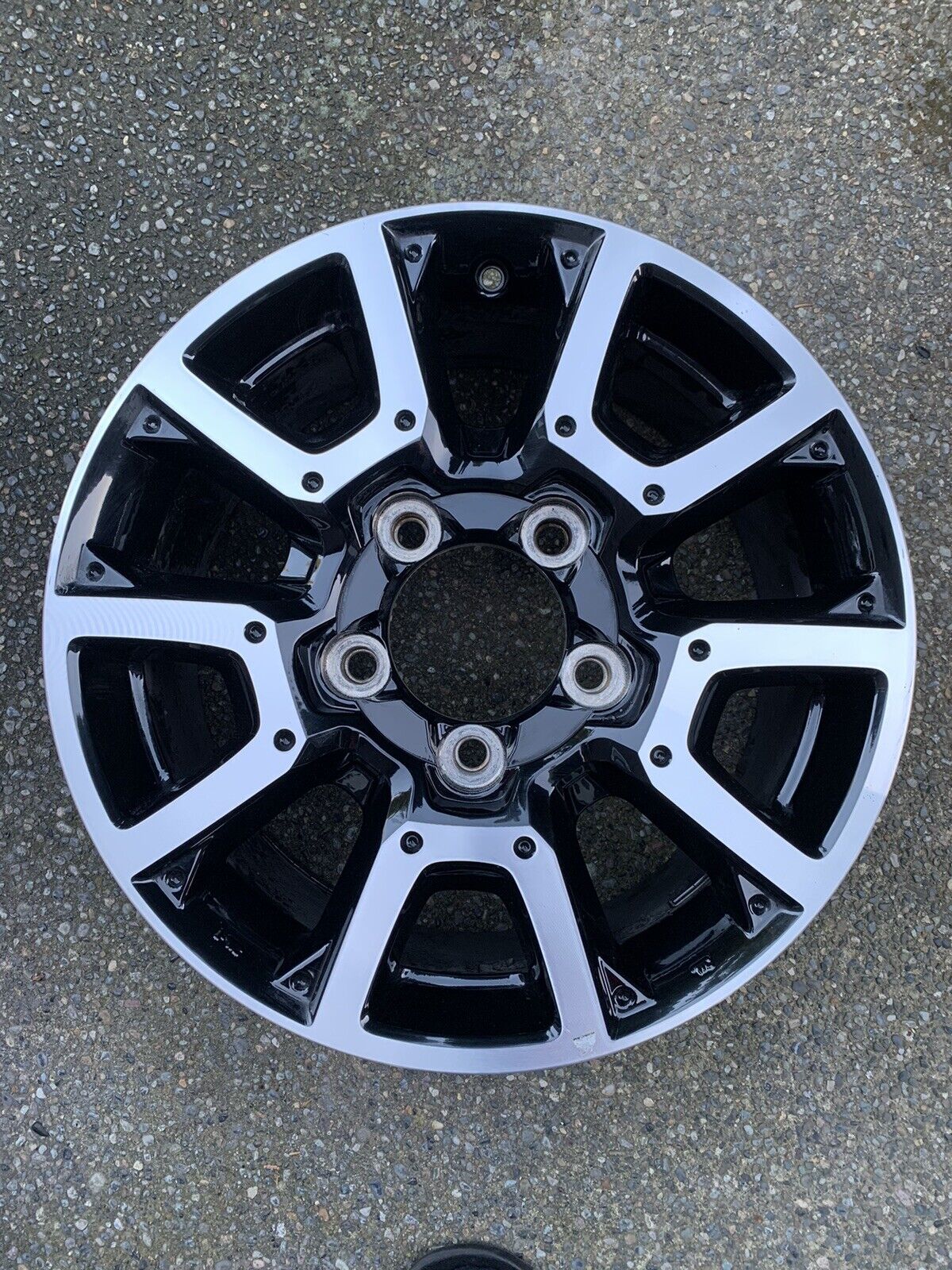 1 18\'\' Toyota Tundra OEM Black Machined Alloy Wheel Rim 2014-2021 75157