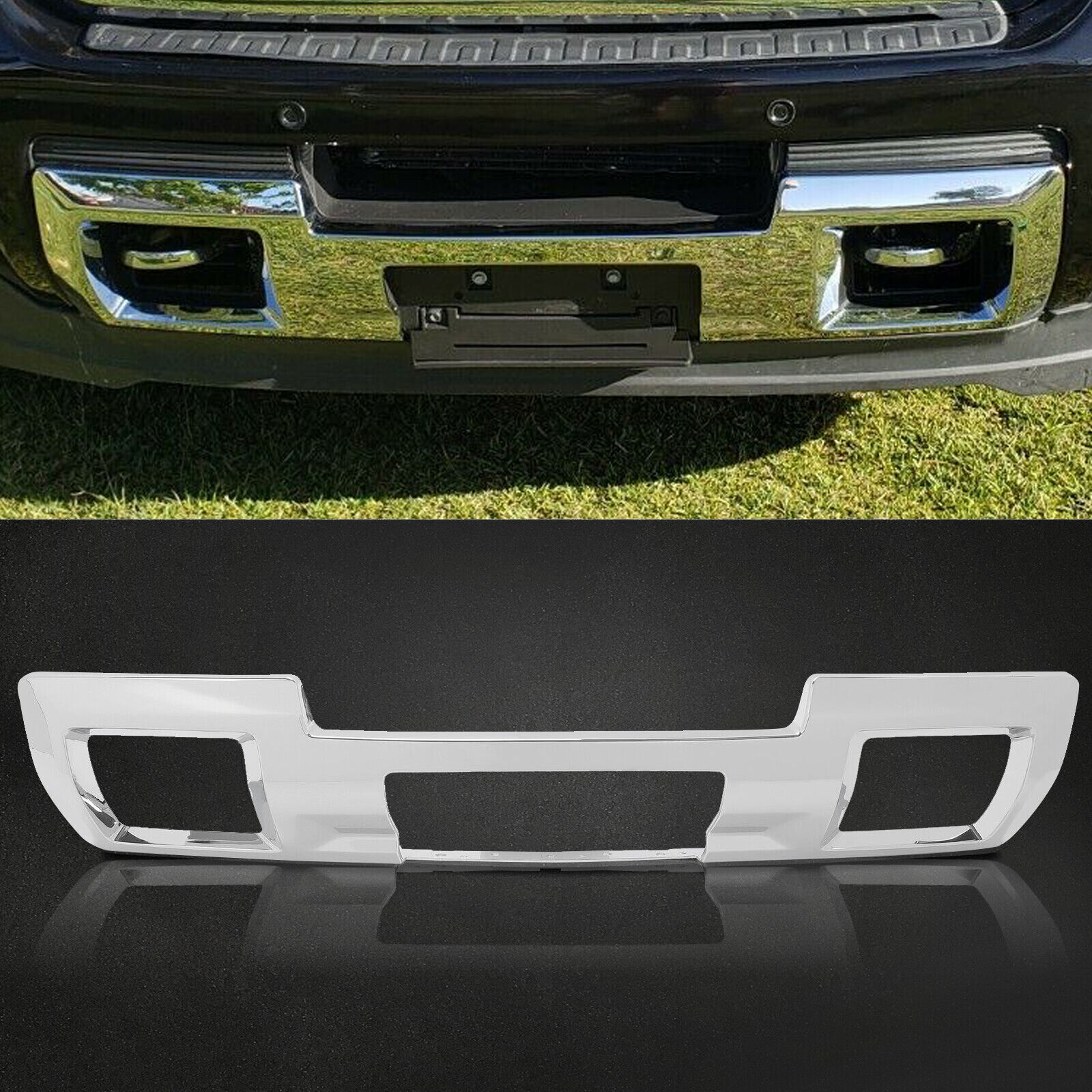 Front Bumper Skid Plate Panel For 2015-2019 GMC Sierra 2500/3500