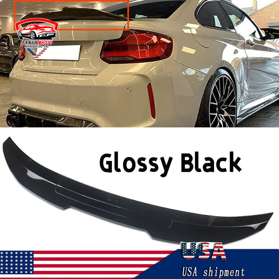 For 15-19 BMW F32 428i 430i 435i 440i PSM Style Glossy Black Trunk Spoiler Wing