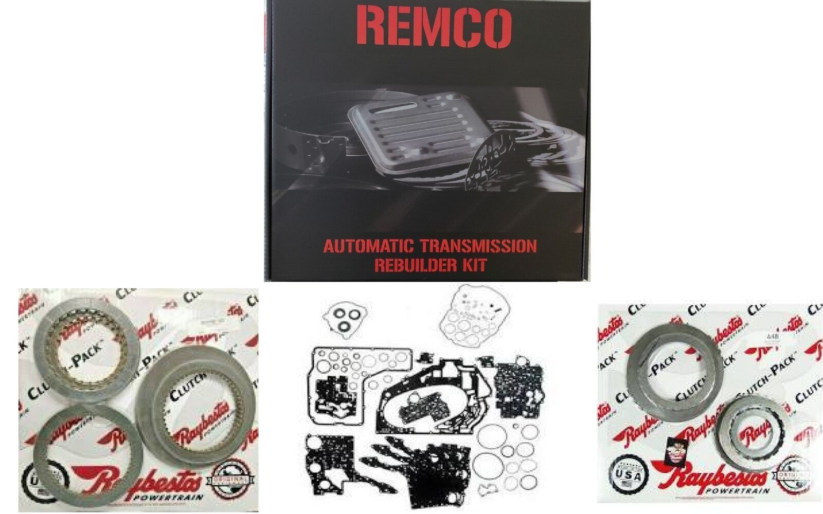 4t80e (93-06) transmission rebuilt kit master overhault kit clutches and steels