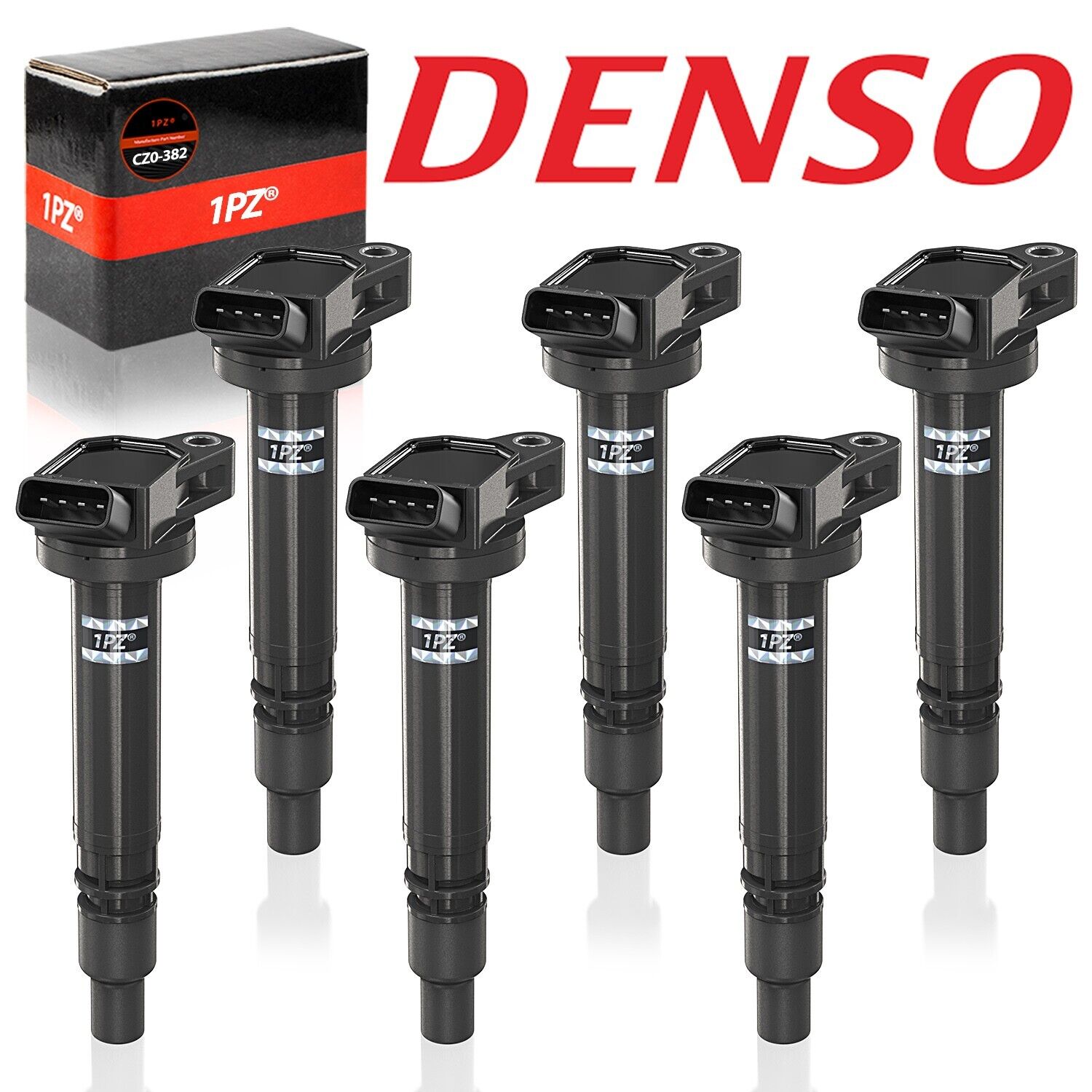 6x Ignition Coil DENSO OEM Replacement 90919-02250 90919-A2005 For Toyota Lexus
