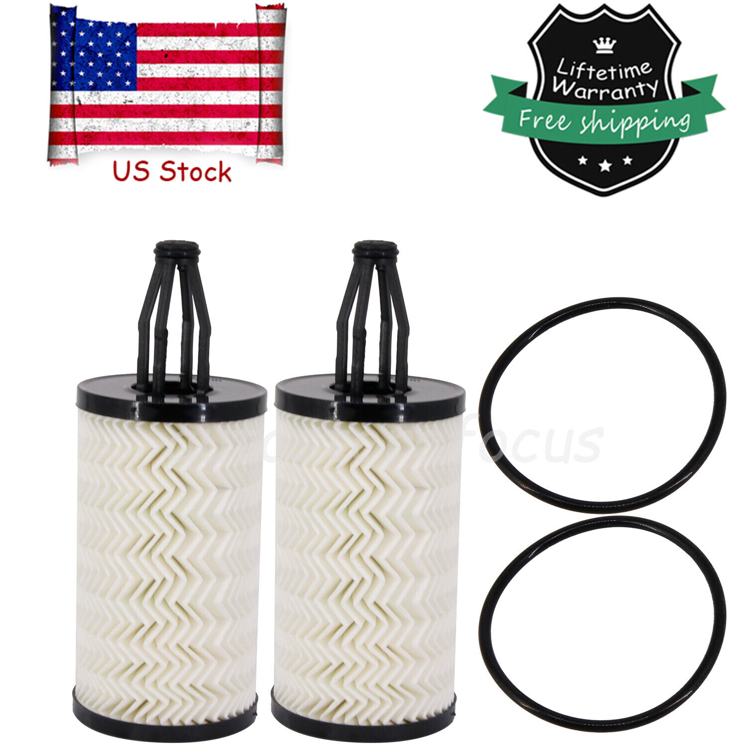 2X Engine Oil Filter 2761800009 Fits For Mercedes Benz E400 GL550 ML350 SL400 US