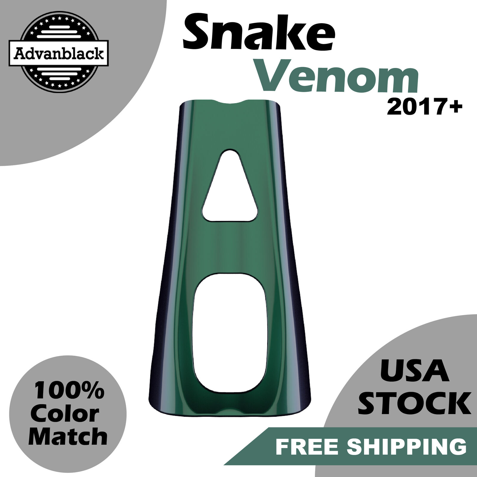 Snake Venom ABS Chin Spoiler Fits 2017+ M8 Harley Davidson Touring
