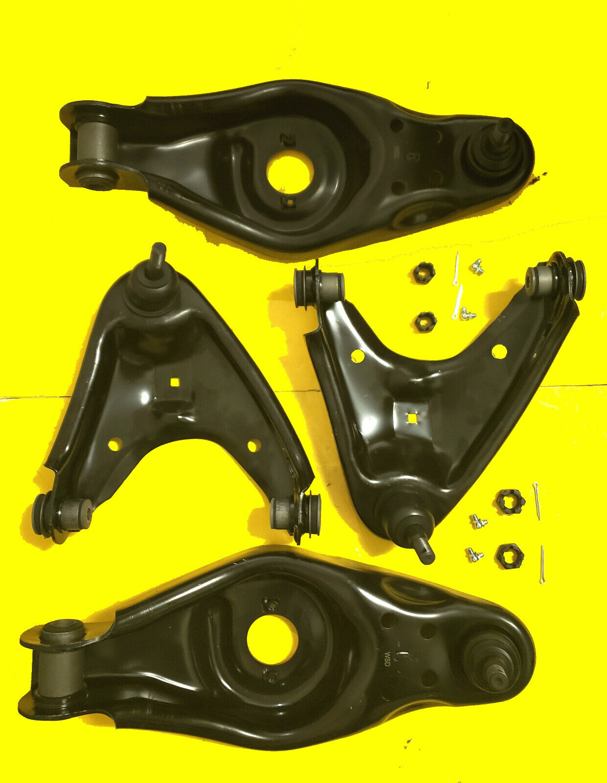 Lower and Upper Control Arm Kit  4 PCS Dodge 1973 1980 D300 3,800 4,000LBS Axle