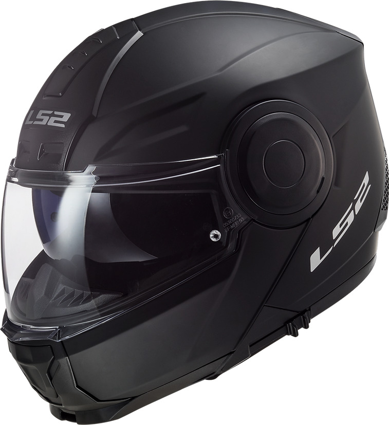 Open Box LS2 Adult Horizon Modular Motorcycle Helmet Matte Black - Large