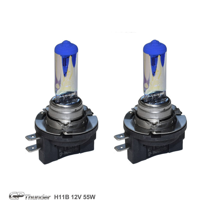 GP Thunder 8500K H11B Xenon Light Bulbs Pair 55W 