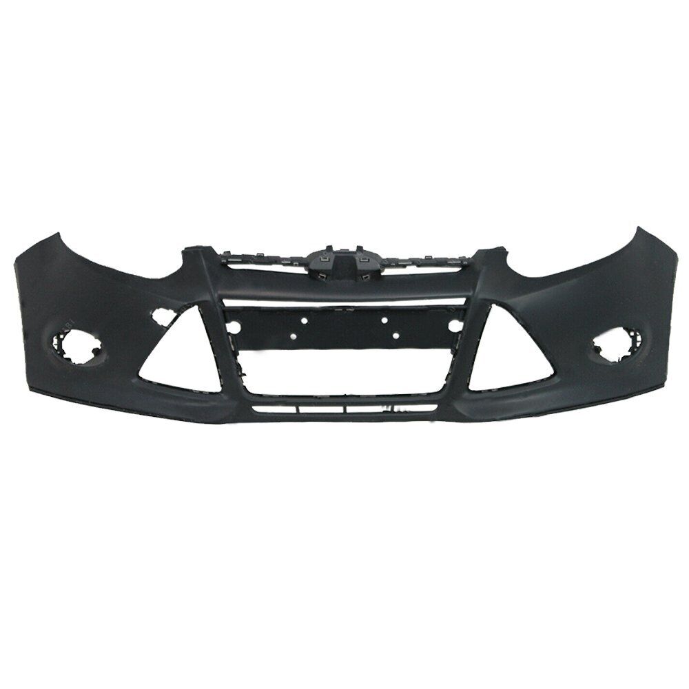 Front Bumper Cover For 2012 2013 2014 Ford Focus Sedan w/ Tow Hole New Primered