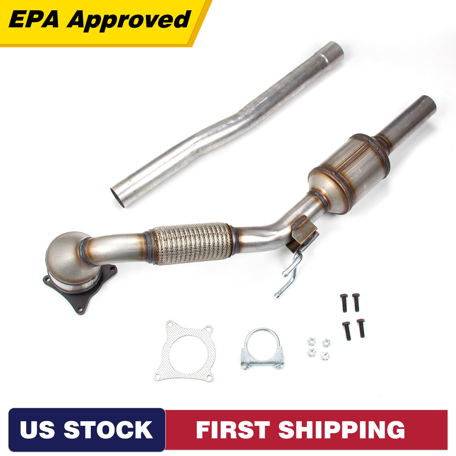 For 2007 2008 2009 Volkswagen EOS 2.0L Turbocharged Catalytic Converter