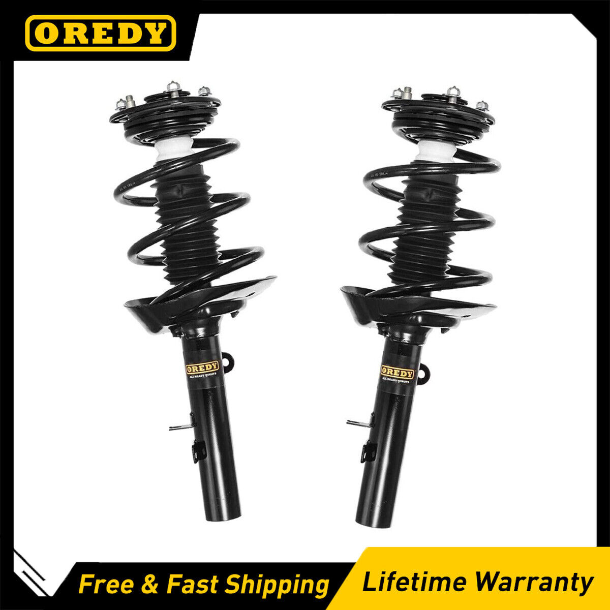 Pair Front Struts Coil Spring for 2013 2014 2015 2016 2017 Honda Accord 2.4L