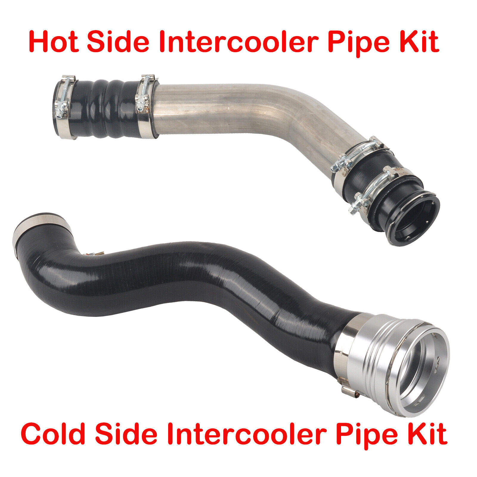 Cold & Hot Side Intercooler Pipe & Boot Kits for 2017-2021 Ford 6.7L Powerstoke