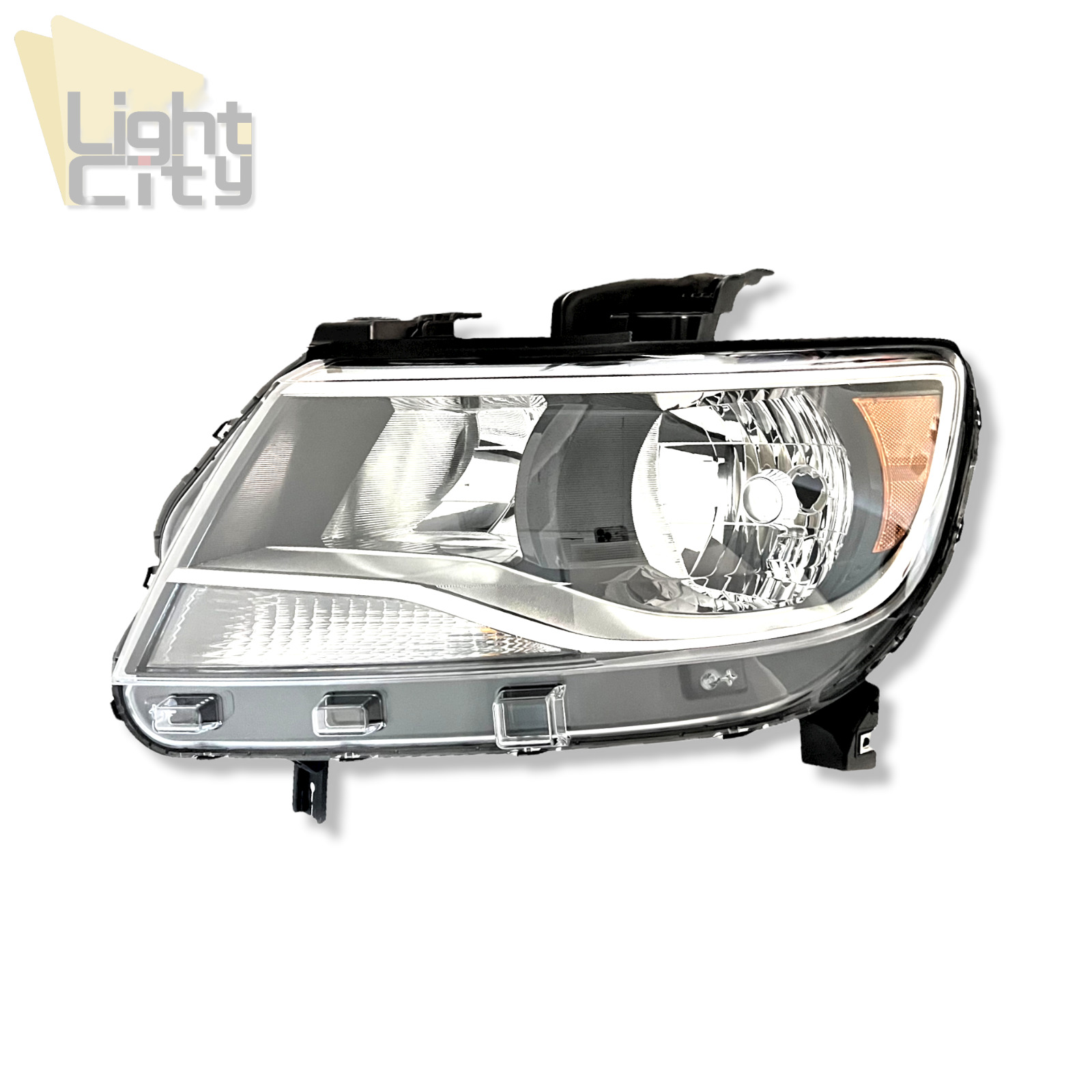 For 2015-2021 Chevy Colorado Black Driver Side Headlight (Reflector Type) LH
