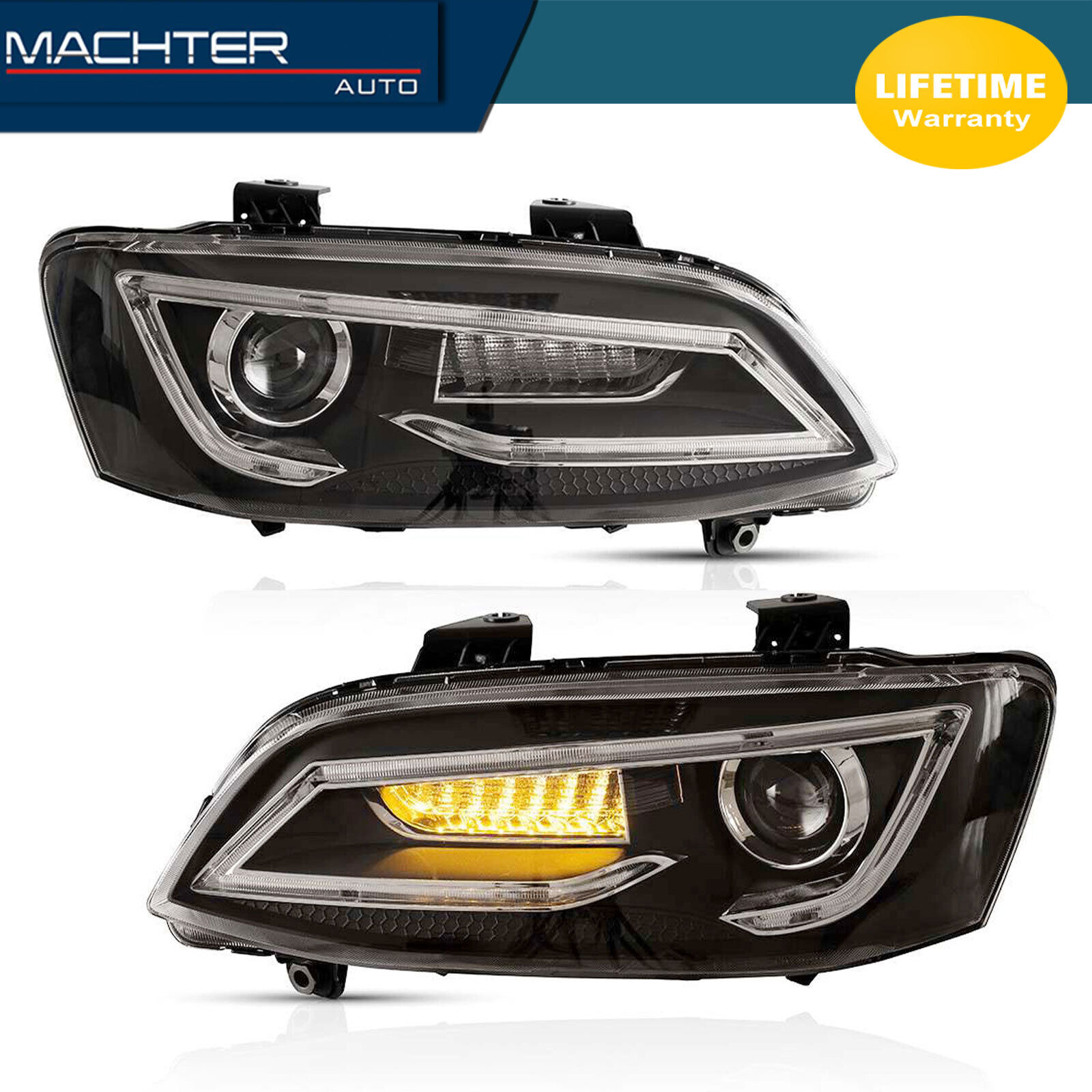 Machter (2) LED Headlights Fit For Pontiac G8 GT GXP Holden Commodore VE I II