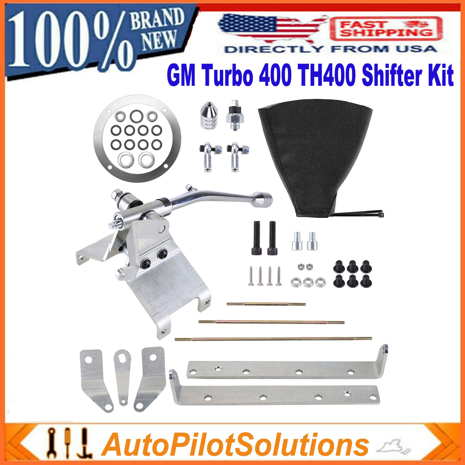GM Turbo 400 TH400 Shifter Kit Floor Mount Automatic Transmission 12\