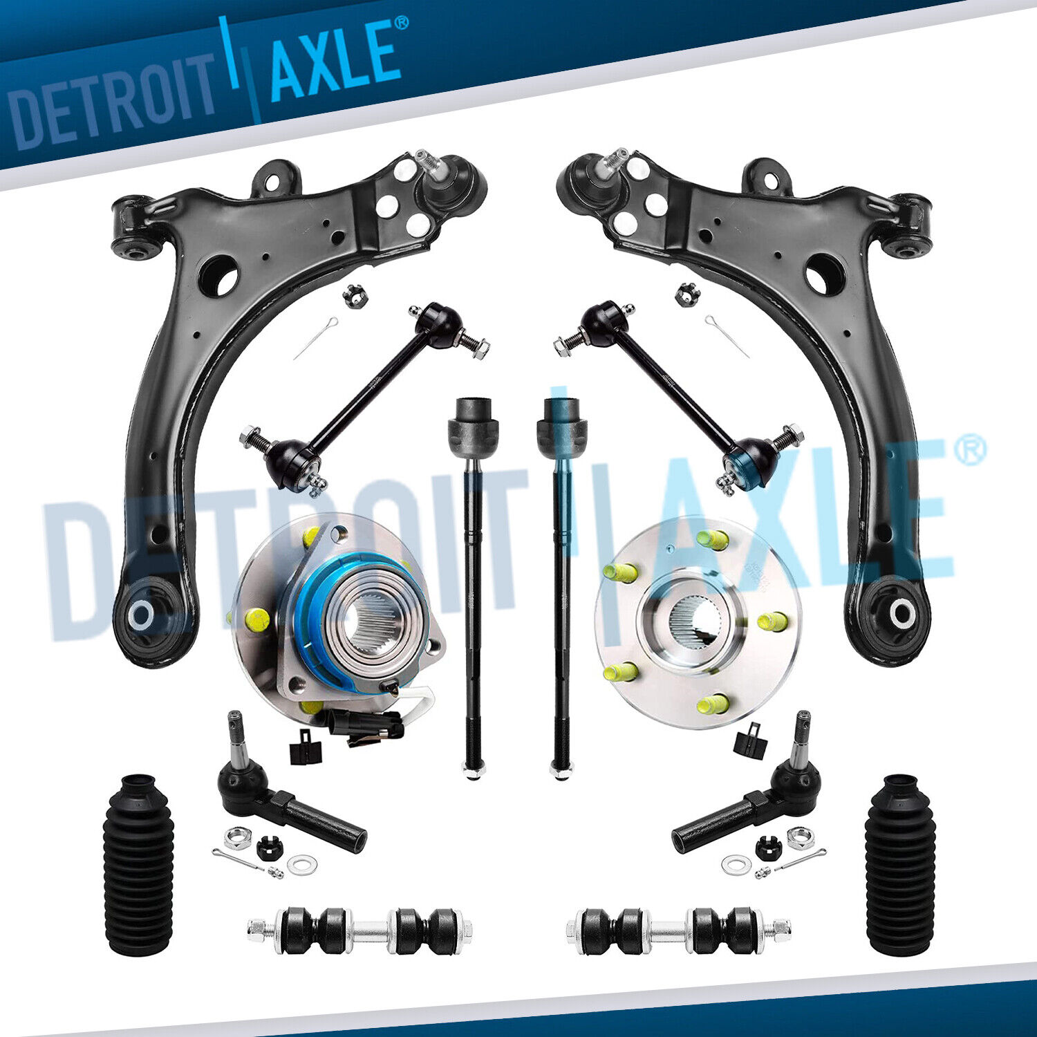 14pc Front Suspension Kit for Chevy Impala Buick LaCrosse Allure Century