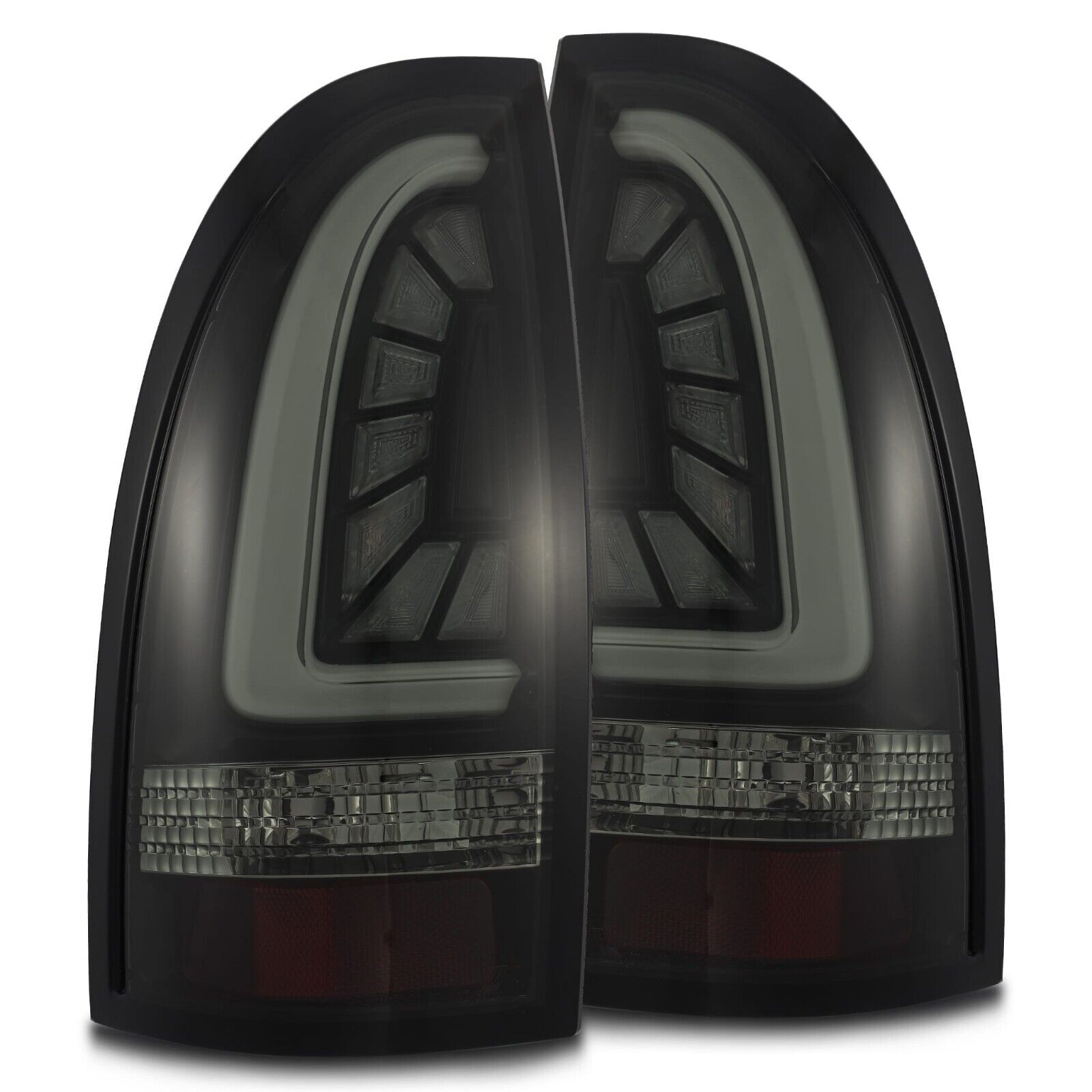 Fits 05-15 Toyota Tacoma PRO-Series LED Tail Lights Jet Black 680030