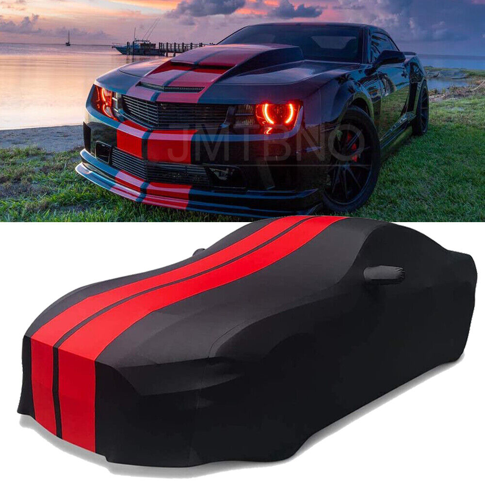 For Chevrolet Camaro 2SS Car Cover Satin Stretch Scratch Dust Resistant Indoor