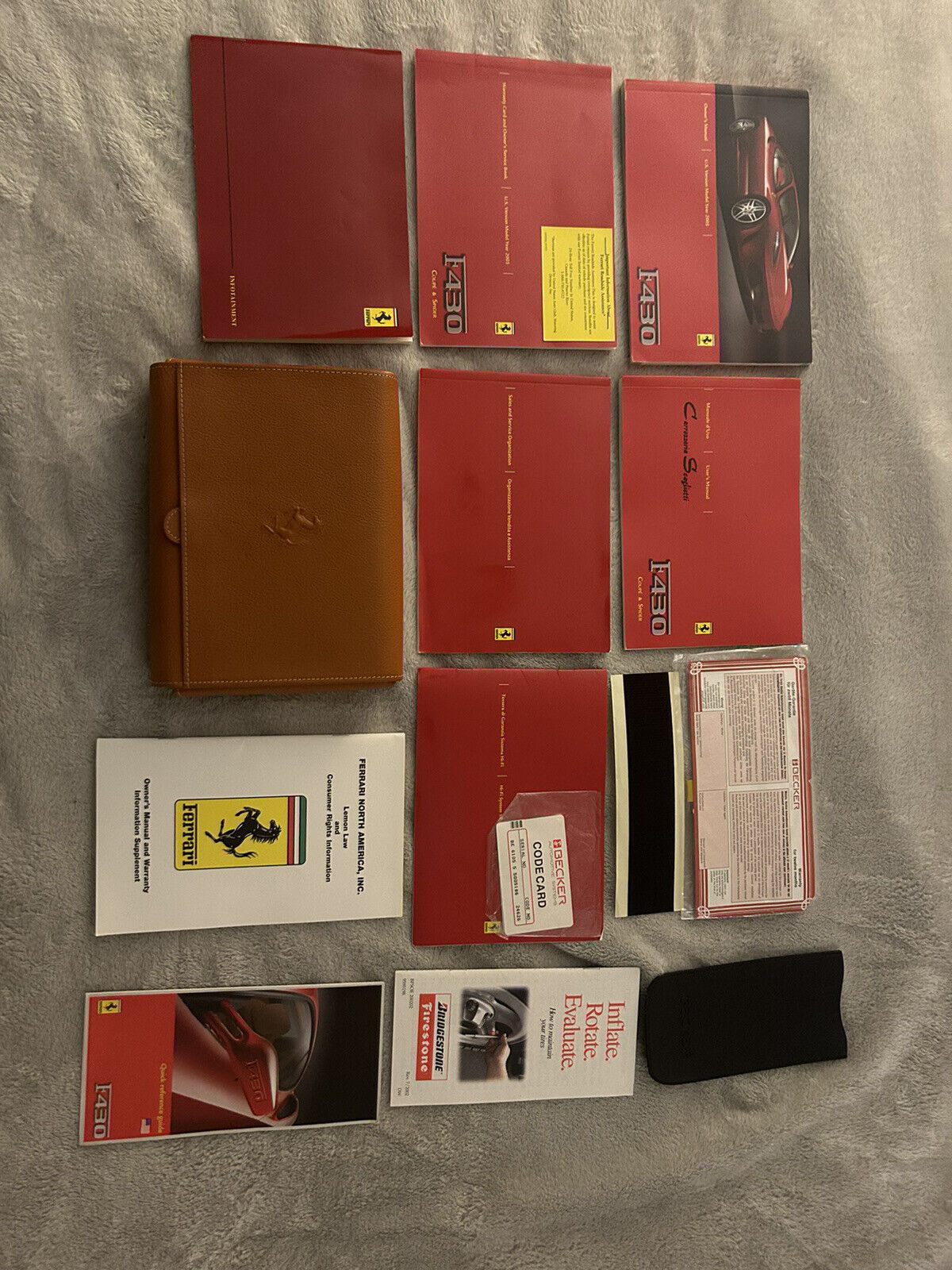 2005 Ferrari F430 F 430 Coupe Owners Manual - SET (Nice Set)
