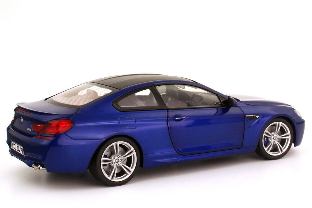 Model Car; 2012 BMW M6 Coupe (F13) Metallic Blue 1:18 scale 80432218737