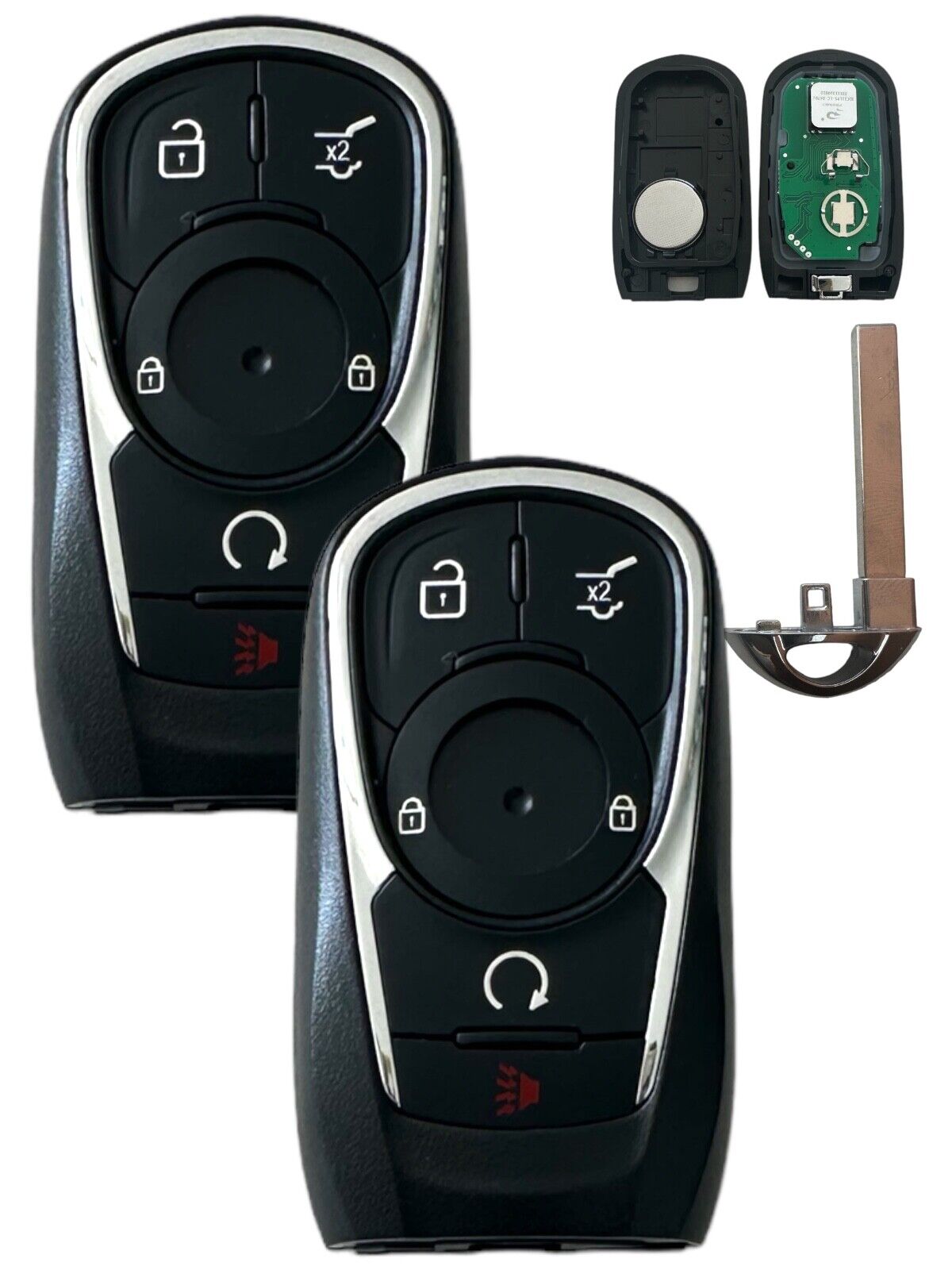 2 For 2018 2019 BUICK ENCLAVE SMART KEY PROXIMITY REMOTE FOB HYQ4EA 13532751