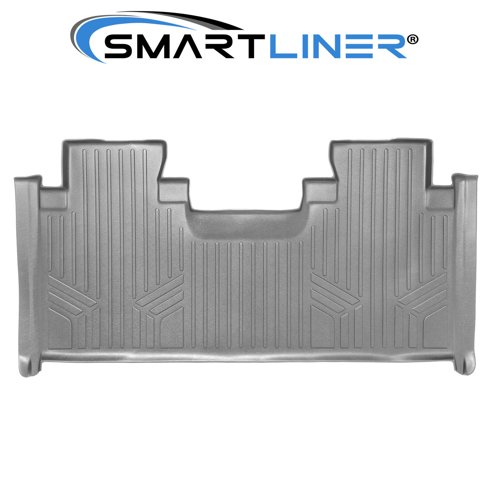 SMARTLINER 2015-2019 Ford F-150 SuperCab Custom Floor Mat Liner 2nd Row Grey