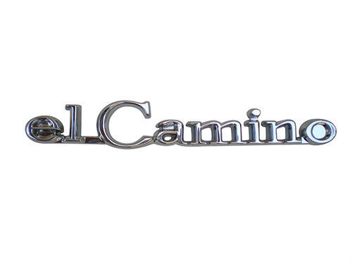 68 69 El Camino on Header  Panel Emblem