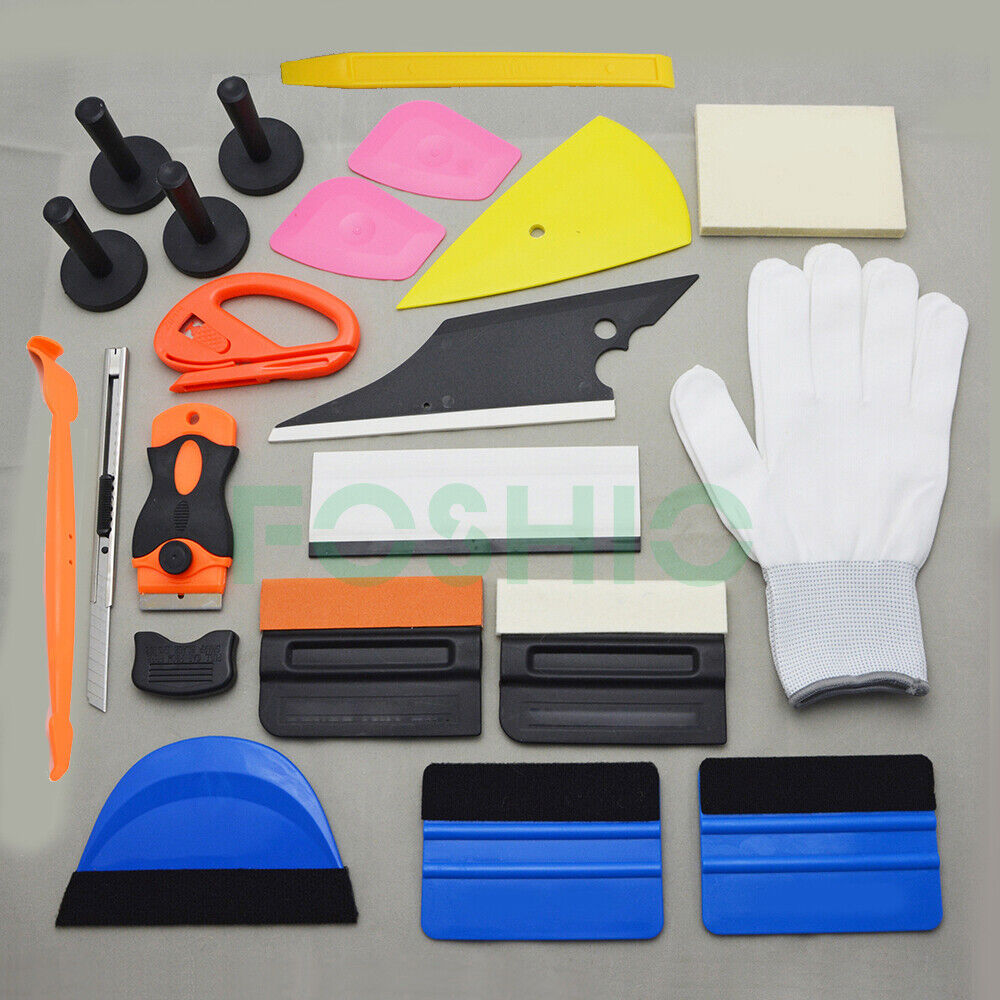 Car Vinyl Wrap Tools Kit Scratch-free ppf Squeegee Scraper Razor Glove Magnets